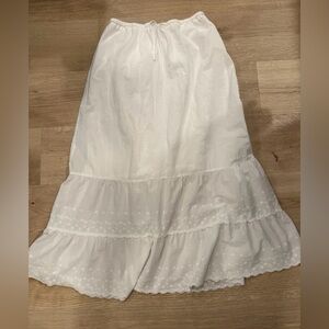 Brandy Melville White Maxi Skirt